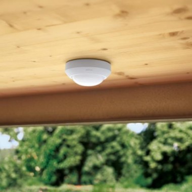 Steinel Bewegungsmelder IS 360-3 weiß, 360° PIR Sensor, 12 m Reichweite, 006532